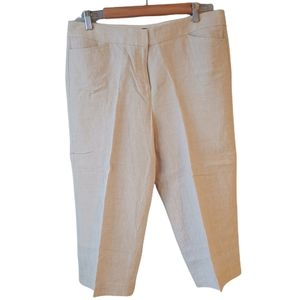 Talbots Petites 100% Linen Pants Size 10P